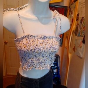 Wild Fable Stretchy Floral Summer Top